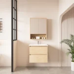 UNICASA HE-60W-TO HERA WALL HUNG VANITY 600MM TAS OAK
