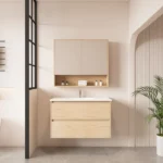 UNICASA HE-90W-TO HERA WALL HUNG VANITY 900MM TAS OAK