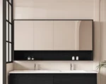 UNICASA HES-1504-BO HERA SHAVING CABINET 1500MM BLACK OAK