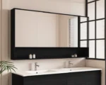 UNICASA HES-1504-BO HERA SHAVING CABINET 1500MM BLACK OAK