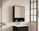 UNICASA HES-602-BO HERA SHAVING CABINET 600MM BLACK OAK