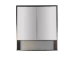 UNICASA HES-752-BO HERA SHAVING CABINET 750MM BLACK OAK