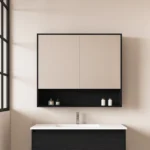 UNICASA HES-902-BO HERA SHAVING CABINET 900MM BLACK OAK
