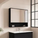 UNICASA HES-902-BO HERA SHAVING CABINET 900MM BLACK OAK