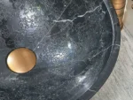 INFINITY IF-IS011 ROUND ABOVE COUNTER NATURE STONE ART BASIN MARBLE FINISH