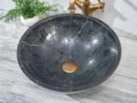 INFINITY IF-IS011 ROUND ABOVE COUNTER NATURE STONE ART BASIN MARBLE FINISH