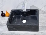 INFINITY IF-IS013 RECTANGLE ABOVE COUNTER NATURE STONE ART BASIN MARBLE FINISH
