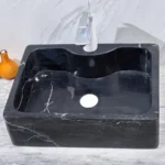 INFINITY IF-IS013 RECTANGLE ABOVE COUNTER NATURE STONE ART BASIN MARBLE FINISH