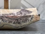 INFINITY IF-IS024 RECTANGLE ABOVE COUNTER NATURE STONE ART BASIN PURPLR ONYX MARBLE FINISH