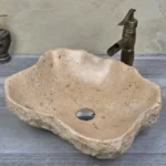 INFINITY IF-IS025 RECTANGLE ABOVE COUNTER NATURE STONE ART BASIN MARBLE FINISH