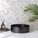 INFINITY IF-ISS01 HAMDMADE ROUND ABOVE COUNTER STAINLESS STEEL BASIN GUN METAL