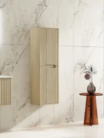 UNICASA TBRH-35120-NO RHEA FLUTED TALL BOY NATURAL OAK