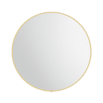 ADP SMSER7575BB SERA ROUND FRAMED LED MIRROR 750x750 BRUSHED GOLD
