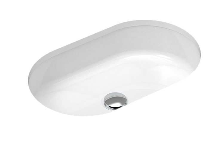 ADP TOPSMIL5435GW MILA OVAL UNDER-COUNTER BASIN GLOSS WHITE