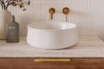ADP TOPCJEN3636 JENNIFER ROUND ABOVE COUNTER BASIN GLOSS/MATTE WHITE