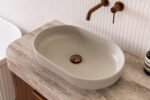 ADP TOPCMAL550MC MARILYN OVAL ABOVE COUNTER BASIN MATTE CONCRETE