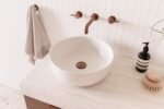 ADP TOPCGLR390MW GLAM ROUND ABOVE COUNTER BASIN MATTE PEARL