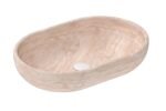 ADP TOPMOLL5034TR OLLIE OVAL ABOVE COUNTER BASIN TRAVERTINE