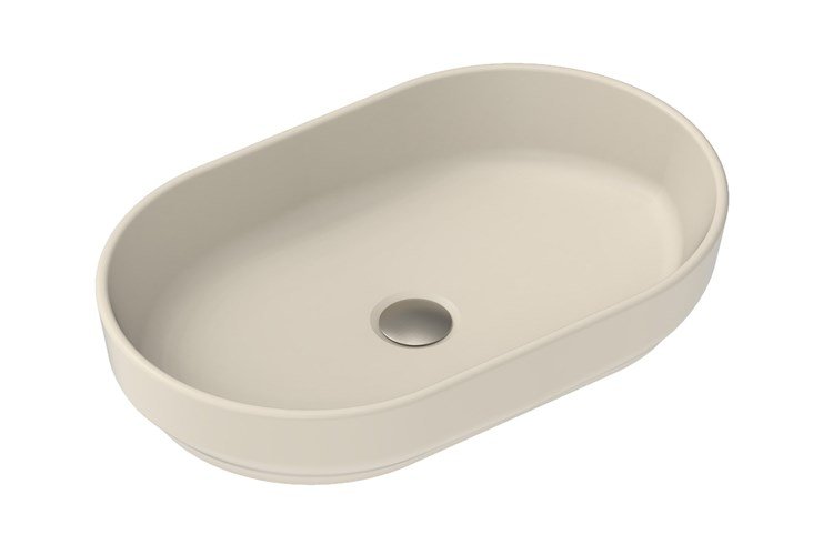 ADP TOPCMAL550MI MARILYN OVAL ABOVE COUNTER BASIN MATTE IVORY