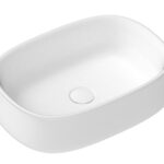 ADP TOPCHEW4632 HEWITT OVAL ABOVE COUNTER BASIN GLOSS/MATTE WHITE