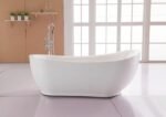 ABS RIVA BELLA HIGH BACK FREESTANDING BATH 1500/1700 GLOSS WHITE