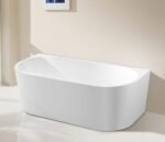 ABS RIVA DANA BACK TO WALL BATH 1500/1600 GLOSS WHITE