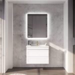 ABS RIVA WH750-MW HAWAII SHAKER WALL HUNG VANITY 750MM MATTE WHITE