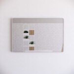 ABS RIVA ME-BN WALL MOUNTED FRAMED RECTANGLE MIRROR BRUSHED NICKEL