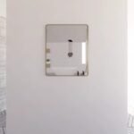 ABS RIVA ME-GF WALL MOUNTED FRAMED RECTANGLE MIRROR BRUSHED GOLD