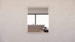 ABS RIVA MLED-S4-GF WALL MOUNTED FRAMED LED RECTANGLE MIRROR BRUSHED GOLD