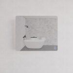 ABS RIVA MLED-S5 BACKLIT FRAMLESS LED MIRROR SQUARE & RECTANGLE