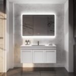 ABS RIVA WH1200-MW MIAMI SHAKER WALL HUNG VANITY 1200MM SINGLE BOWL MATTE WHITE