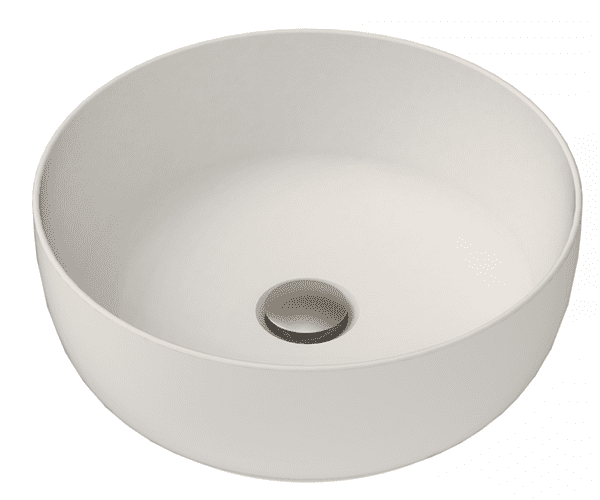ADP TOPCGLR390MW GLAM ROUND ABOVE COUNTER BASIN MATTE PEARL