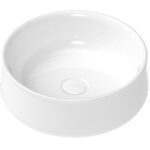 ADP TOPCJEN3636 JENNIFER ROUND ABOVE COUNTER BASIN GLOSS/MATTE WHITE