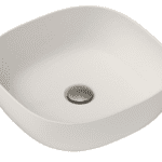 ADP TOPCGLS400MW GLAM SQUARE ABOVE COUNTER BASIN MATTE PEARL