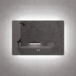 ABS RIVA MLED-S5 BACKLIT FRAMLESS LED MIRROR SQUARE & RECTANGLE