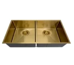 INSPIRE M-CBS-820-88 ARTE 88D DOUBLE BOWL STAINLESS STEEL SINK 880x450x220MM
