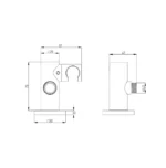 INSPIRE PHS PAVIA ROUND HANDHELD SHOWER SET