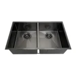 INSPIRE M-CBS-820-76 ARTE DOUBLE BOWL STAINLESS STEEL SINK 760x450x220MM