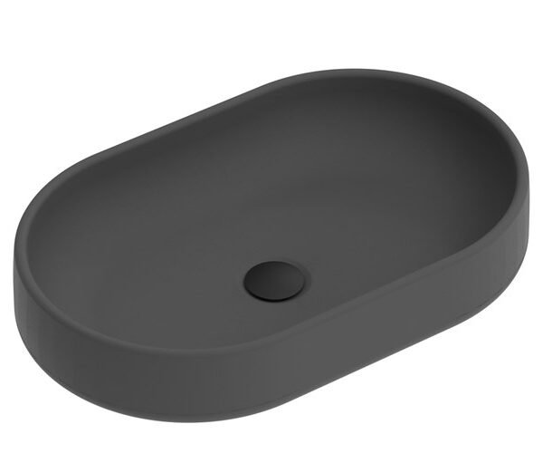 ADP TOPONOR550CH NORMA OVAL ABOVE COUNTER BASIN CHARCOAL