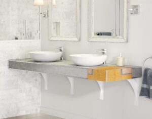 Layered countertop