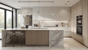 Modern kitchen design.